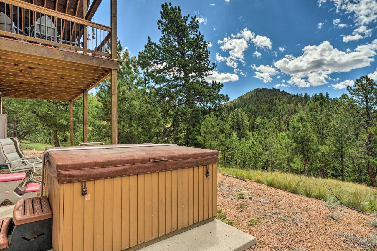 Cripple Creek Mountain Getaway With Hot Tub And Views! Villa Exterior photo