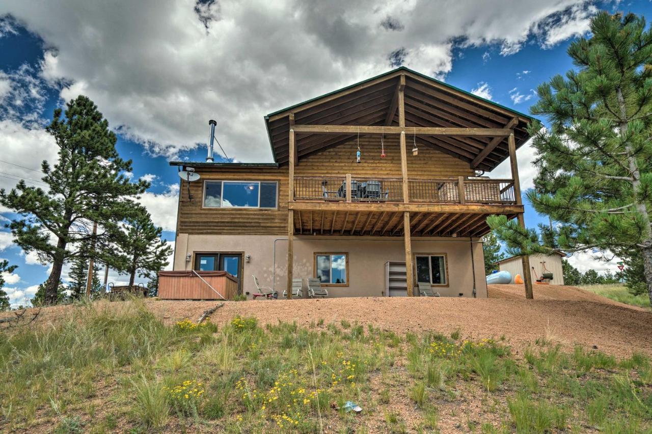 Cripple Creek Mountain Getaway With Hot Tub And Views! Villa Exterior photo